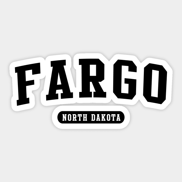 Fargo, ND Sticker by Novel_Designs